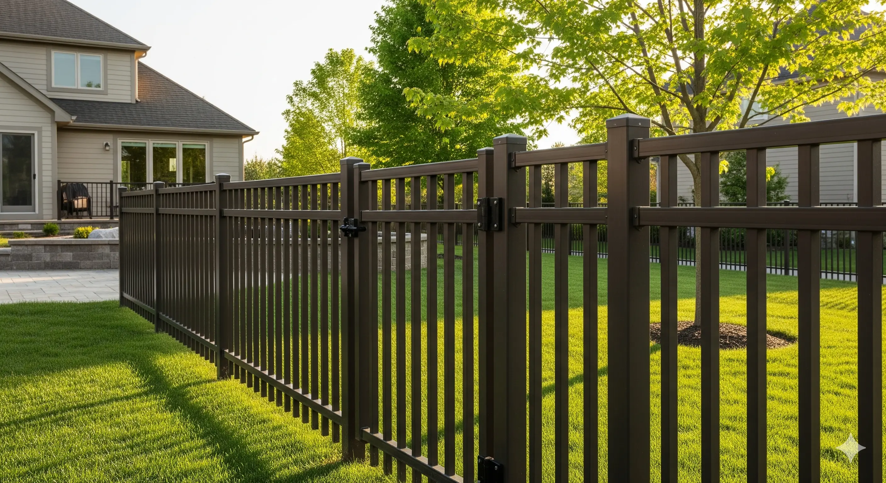 Aluminum pool fence in Cary